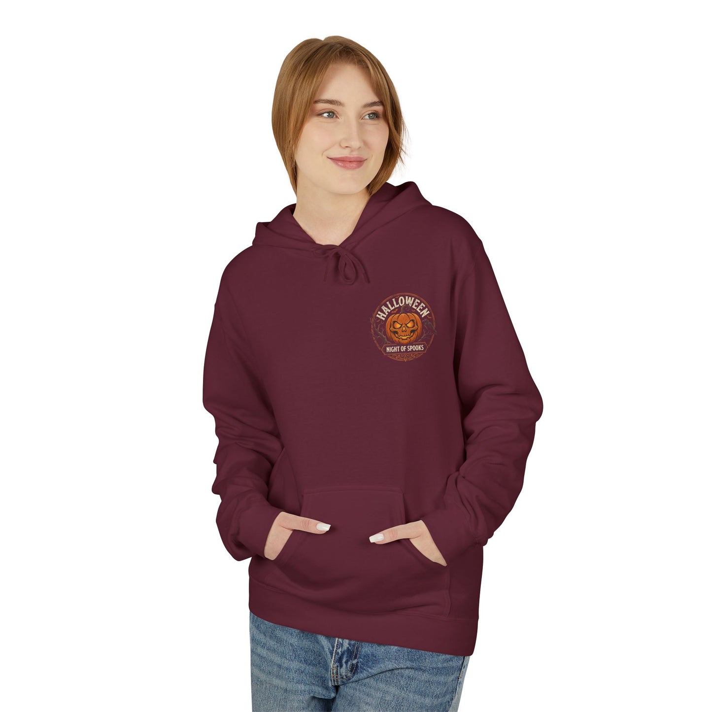 Witchy Green Witch Hoodie – Spooky Halloween Graphic Pullover