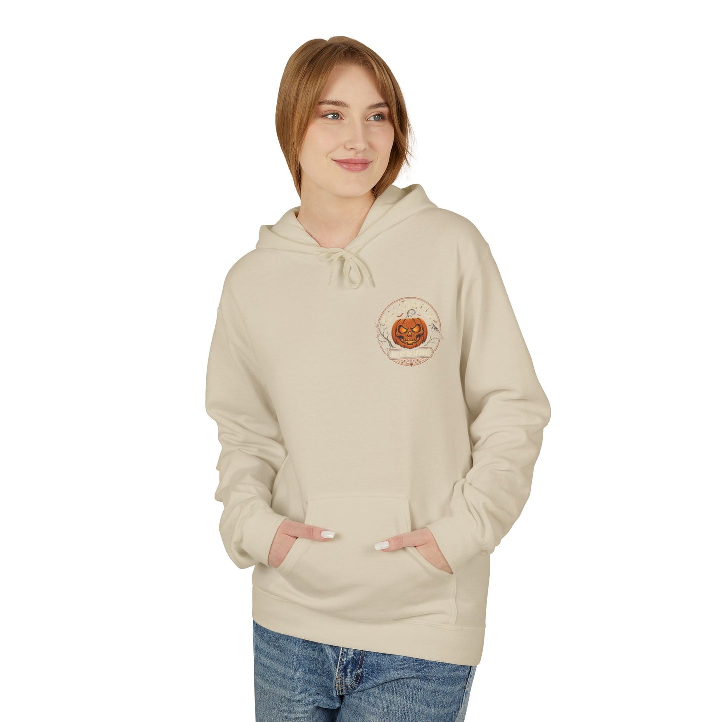 Witchy Green Witch Hoodie – Spooky Halloween Graphic Pullover