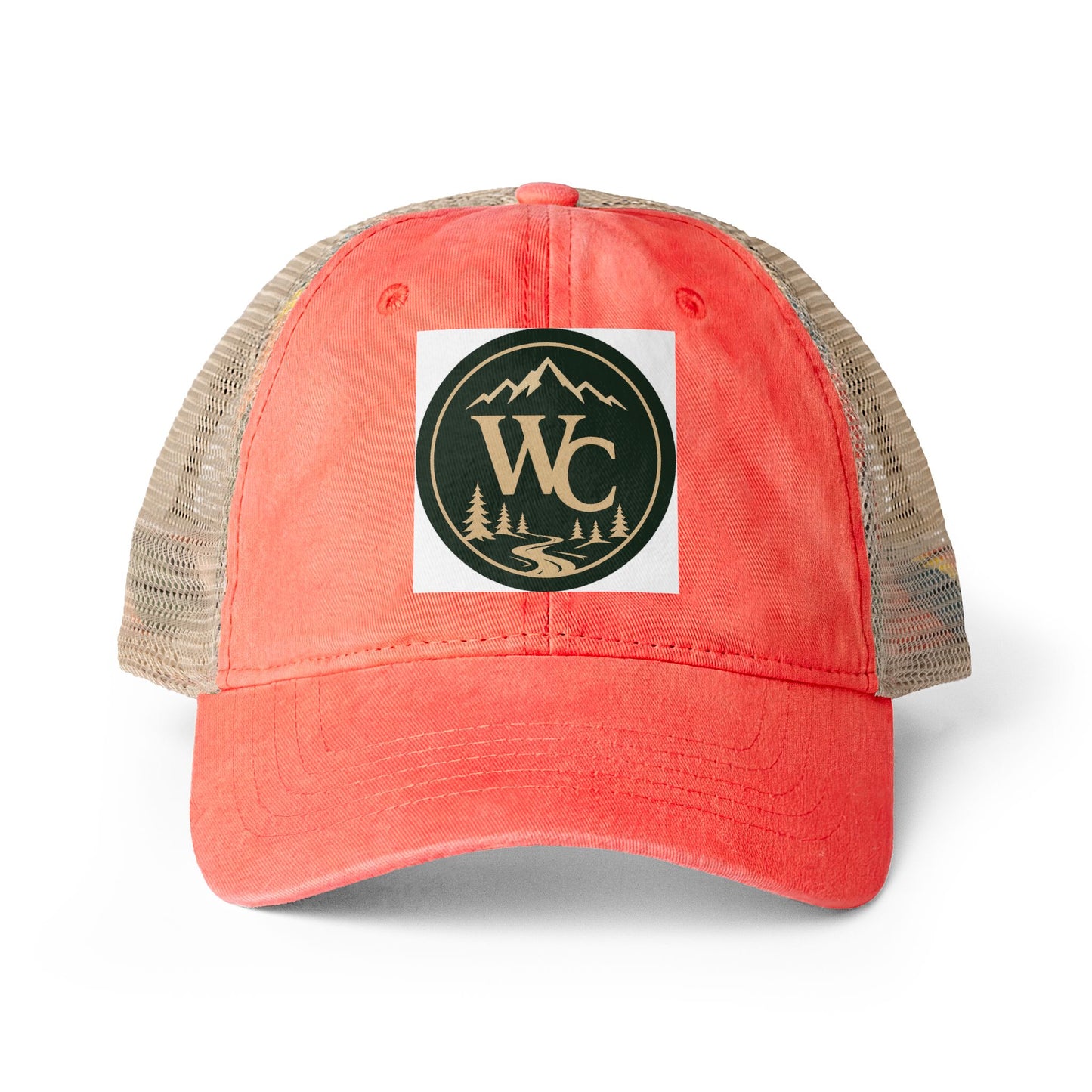 Women's Washed Mesh-Back Cap