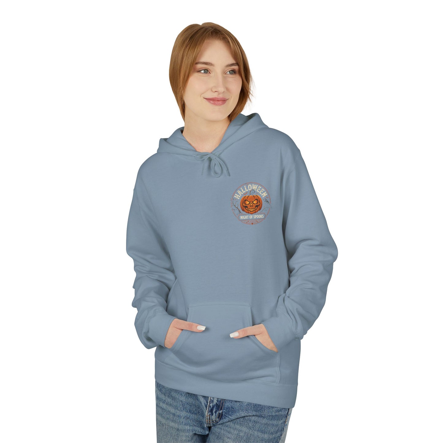 Witchy Green Witch Hoodie – Spooky Halloween Graphic Pullover