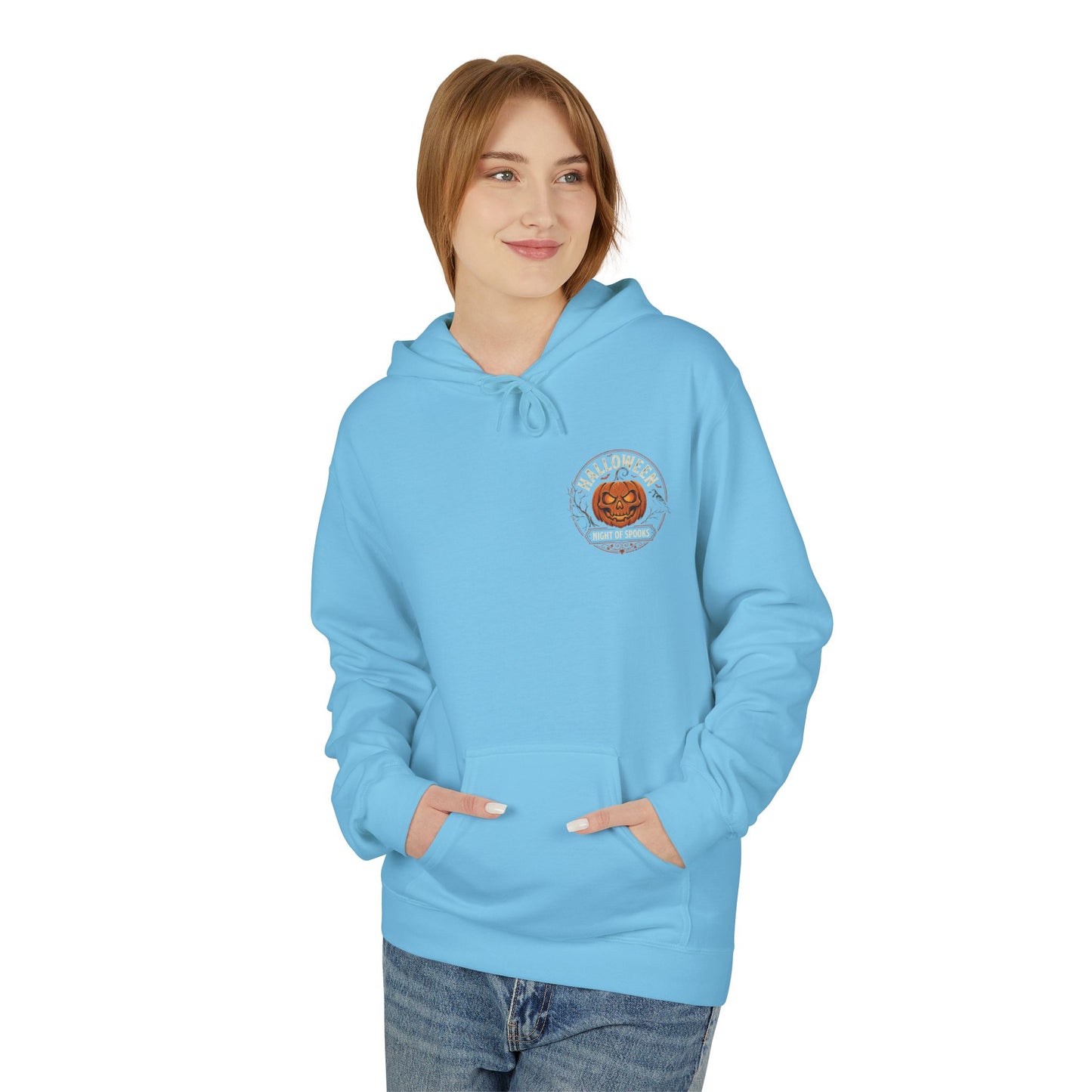 Witchy Green Witch Hoodie – Spooky Halloween Graphic Pullover