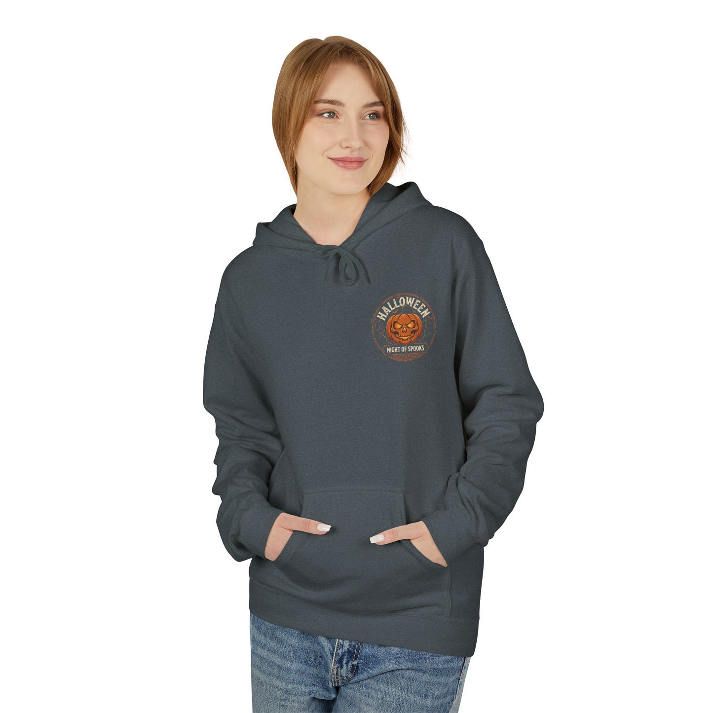 Witchy Green Witch Hoodie – Spooky Halloween Graphic Pullover