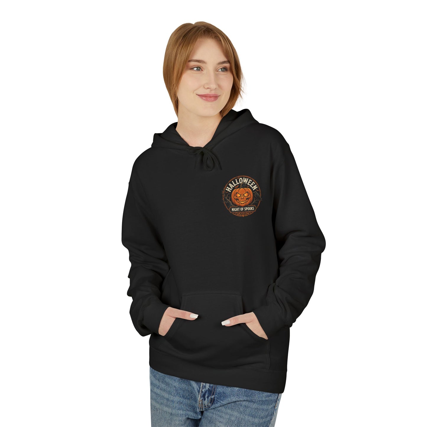 Witchy Green Witch Hoodie – Spooky Halloween Graphic Pullover