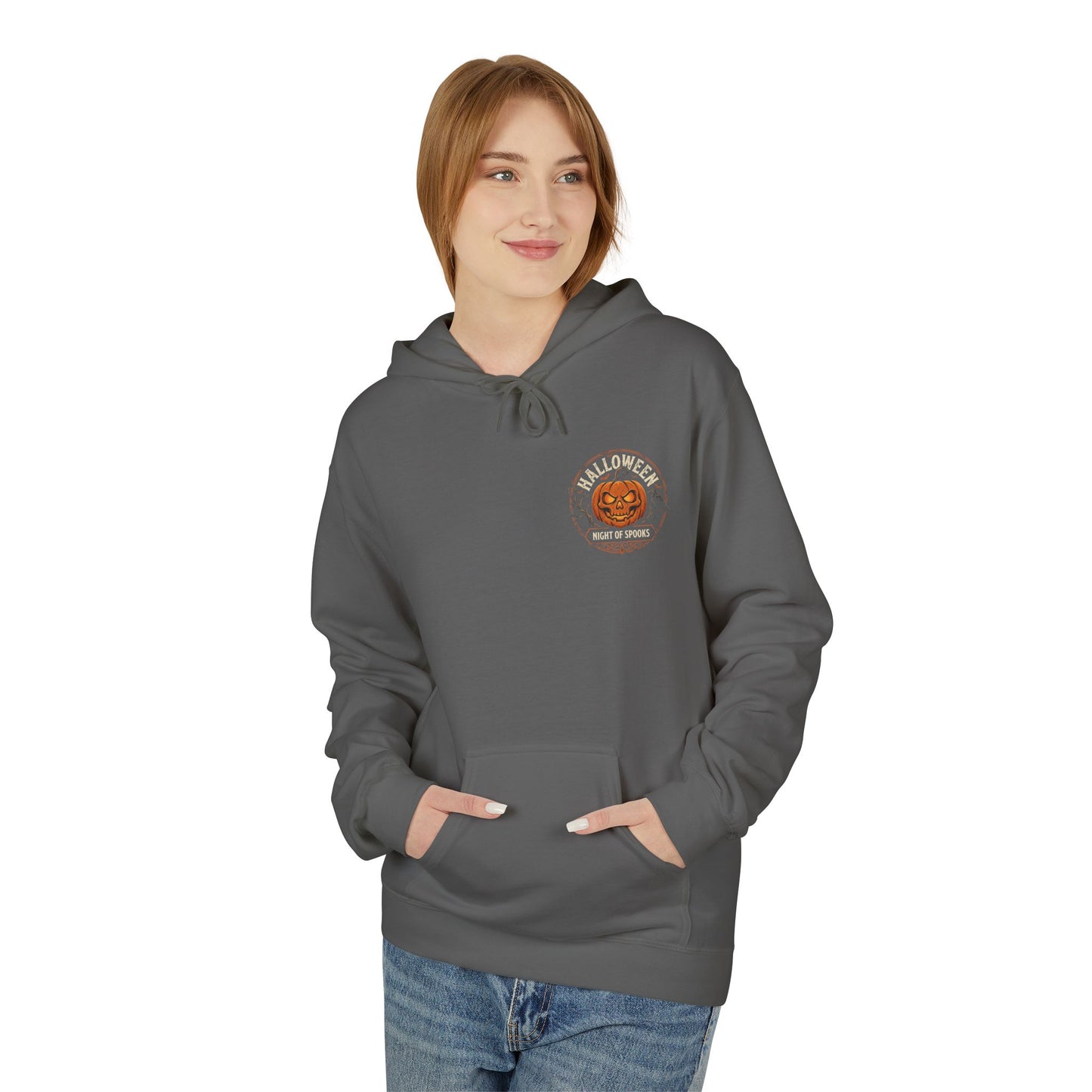 Witchy Green Witch Hoodie – Spooky Halloween Graphic Pullover